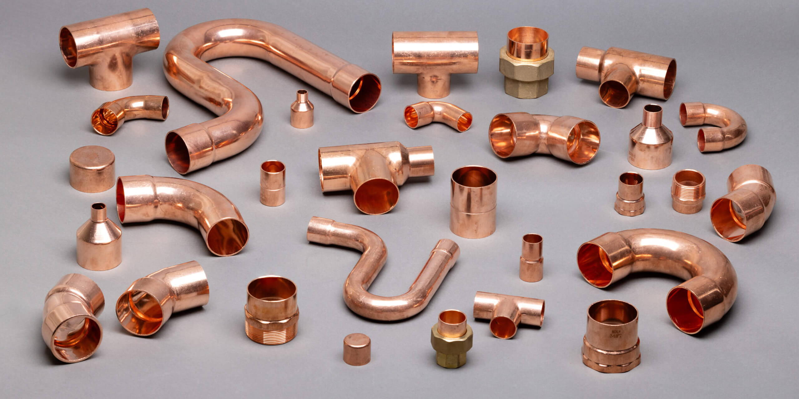 High quality industrial Copper Fittings manufactured by Super Metalloys
